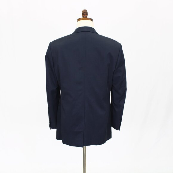 Prada 42R Navy Solid 3-Button Sport Coat Blazer Jacket T560 - Picture 7 of 11